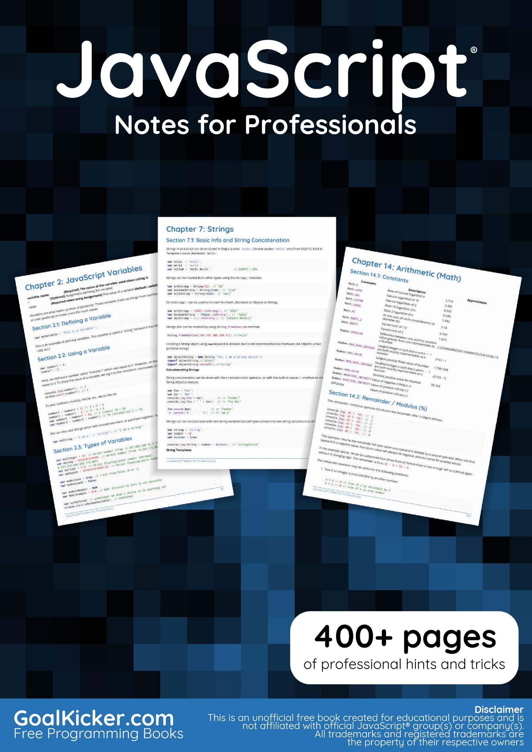 JavaScript Notes 4 Professionals logo.