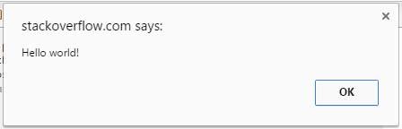 stackoverflow.com says Hello world!
